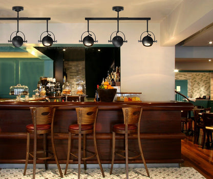3 Way Ceiling Spot Light Adjustable Eyeball GU10 Black Metal Finish - Energy Light Bulbs - Free delivery on all orders