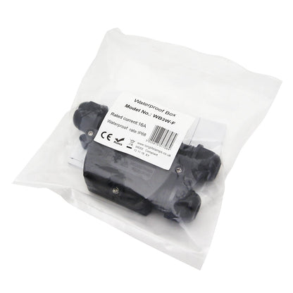 3 Way Waterproof IP68 Junction Box Push Clip - Energy Light Bulbs - Free delivery on all orders
