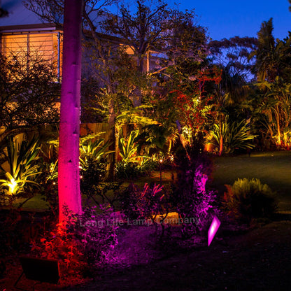 30w IP66 LED RGB Floodlight Outdoor Colour Changing Remote Control - Energy Light Bulbs - Free delivery on all orders