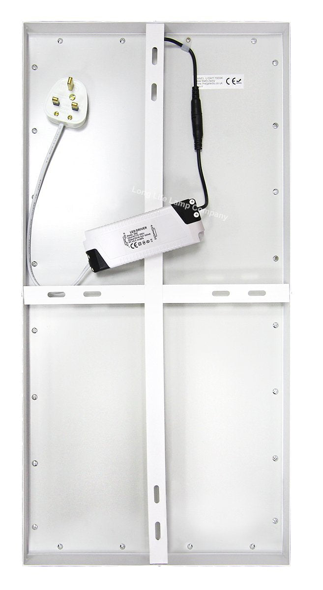 30w LED Panel 300 x 600 Surface Mount Ceiling Down Light Cool White - Energy Light Bulbs - Free delivery on all orders