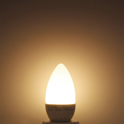3.5w Frosted Cover LED Candle Warm White 3000K 2Pack or 4Pack or 10Pack - Energy Light Bulbs - Free delivery on all orders