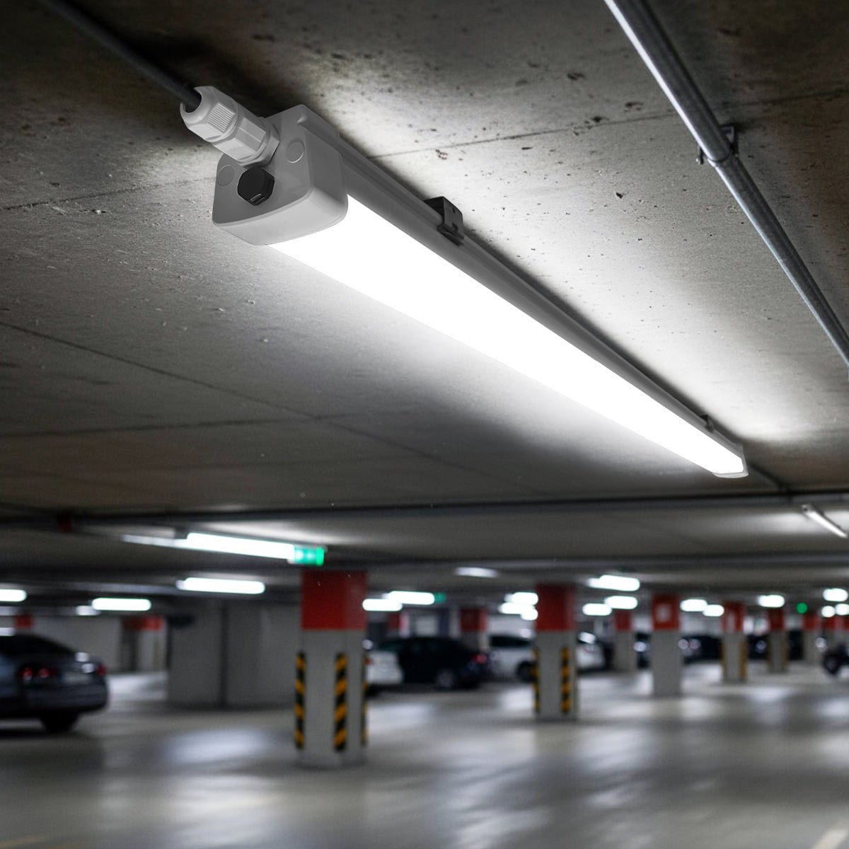 36W LED Batten Light 4ft Fitting Ceiling Mount Linear Lighting IP65 6500K - Energy Light Bulbs - Free delivery on all orders