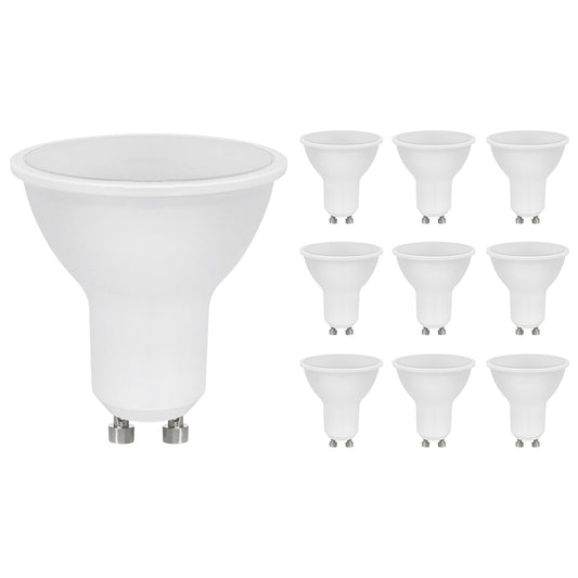 10 Pack 5w GU10 LED Replacement For Halogen Bulb Cool White 6500K
