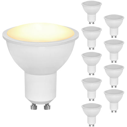 3W LED GU10 Light Bulb Warm White 3000K 5 Pack or 10 PACK
