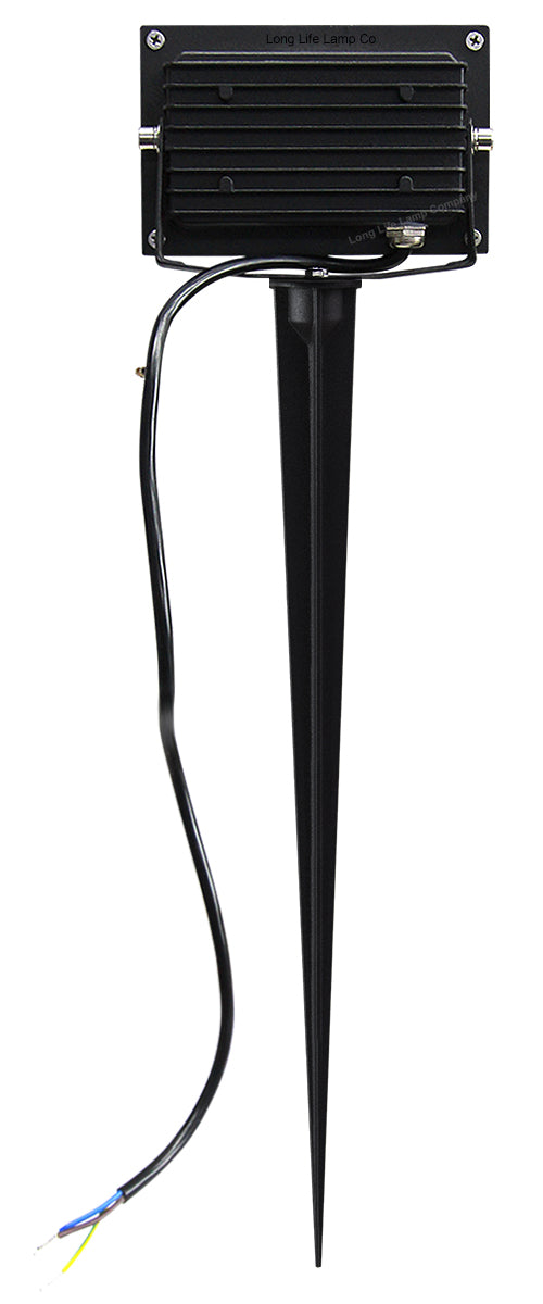 50w LED Ground Mount Flood light Spike Cool White 450mm Long Stake