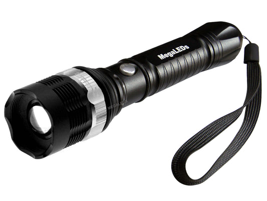 LED Rechargeable Cree Torch Flashlight Adjustable Focus Zoom Water Resistant