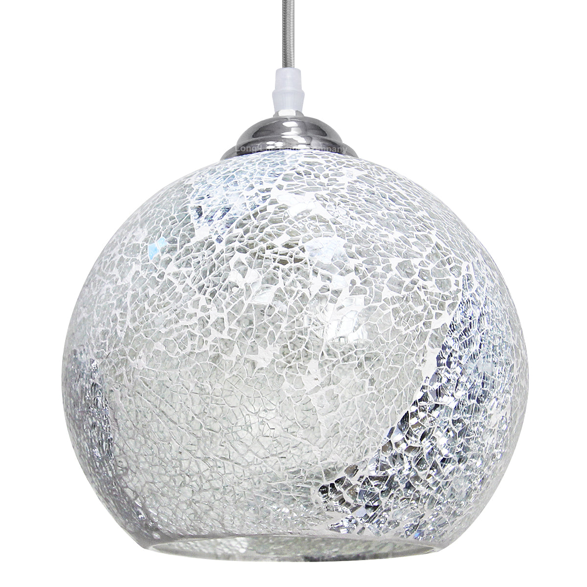 Vintage Glass Globe Ceiling Hanging Pendant Light Shade Mosaic Lighting