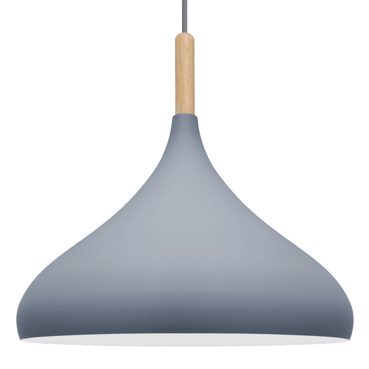 Grey Metal Dome Pendant Ceiling Light Vintage Orient Hanging Shade M0136