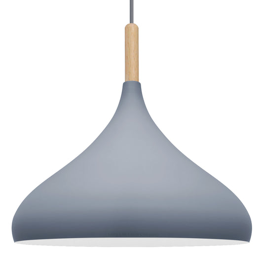 Grey Metal Dome Pendant Ceiling Light Vintage Orient Hanging Shade M0136