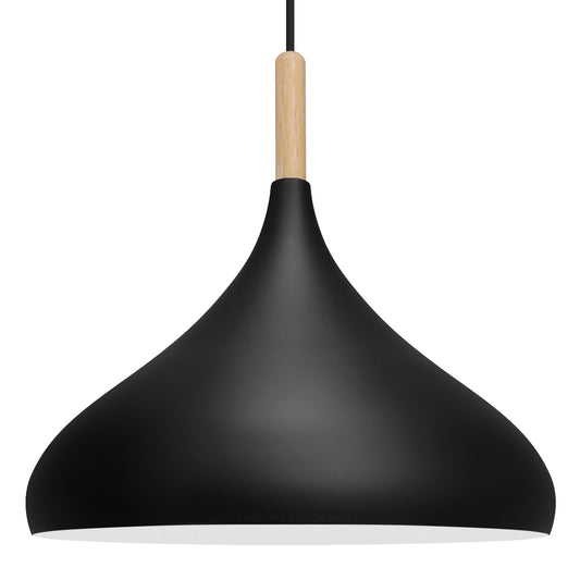 Classic Vintage Ceiling Pendant Light Shade Black Metal Dome Orient Style M0137