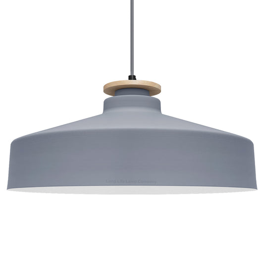 Vintage Retro Grey Metal Ceiling Pendant Light M0143