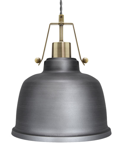 Industrial Vintage Brass Ceiling Pendant Light M0179 - Free delivery on all orders