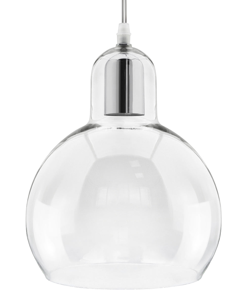 Modern Mini Globe Clear Glass Pendant Light M0185 - Free delivery on all orders