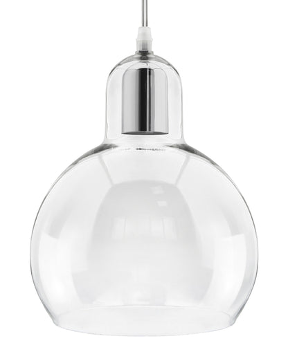 Modern Mini Globe Clear Glass Pendant Light M0185 - Free delivery on all orders