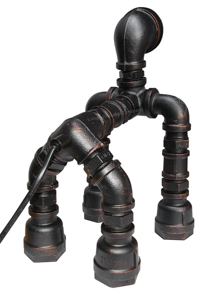Steampunk Dog Robot Table Lamp E27 G95 LED Included - Free delivery on all orders