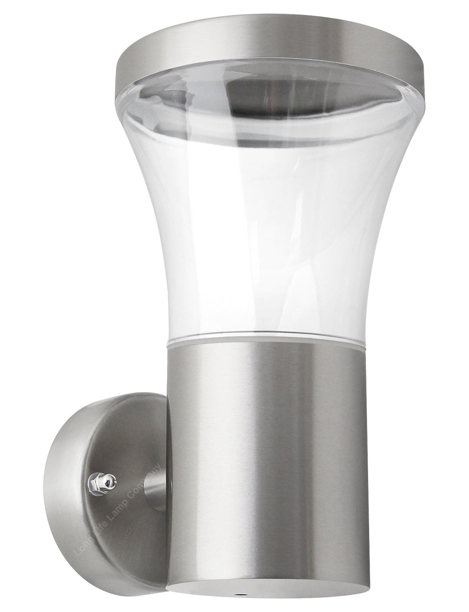 Modern LED Single Outdoor Wall Light Stainless Steel  with 5W LED Candle WW