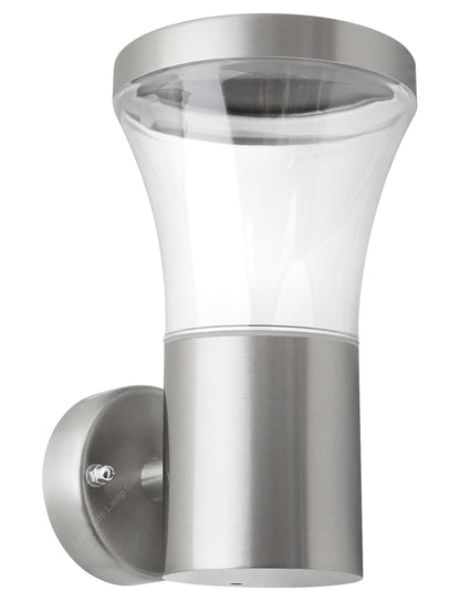 Modern LED Single Outdoor Wall Light Stainless Steel  with 5W LED Candle WW