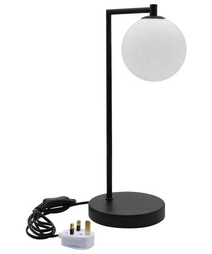 Modern Retro Opaque Globe Table Lamp - Free delivery on all orders