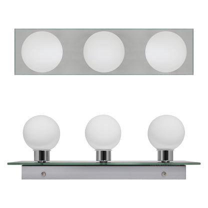 Modern IP44 Opaque 3 Globe Indoor Wall Light M0220
