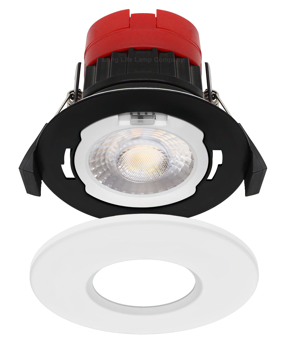 8W Fire Rated Downlights Dimmable White