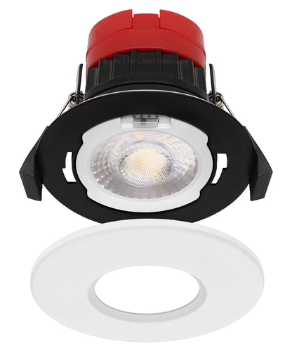 8W Fire Rated Downlights Dimmable White