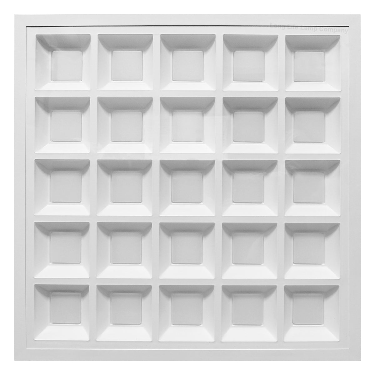 40w LED Panel 600 X 600 Recessed Ceiling Light 6500K 25 Sections Modular Replacement