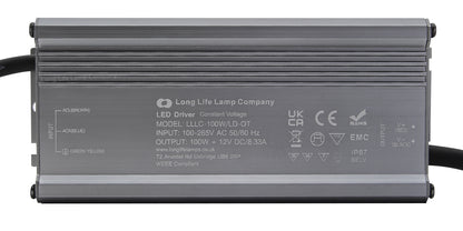 LED Driver 12v Output Low Voltage IP67 Waterproof Transformer 100W