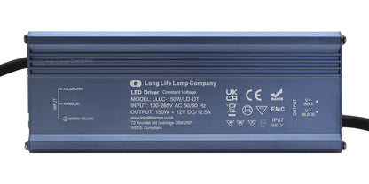 LED Driver 12v Output Low Voltage IP67 Waterproof Transformer 150W