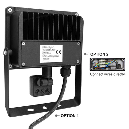 20w LED Floodlight PIR Motion Movement Sensor Security Flood Light IP65 - Free delivery on all orders