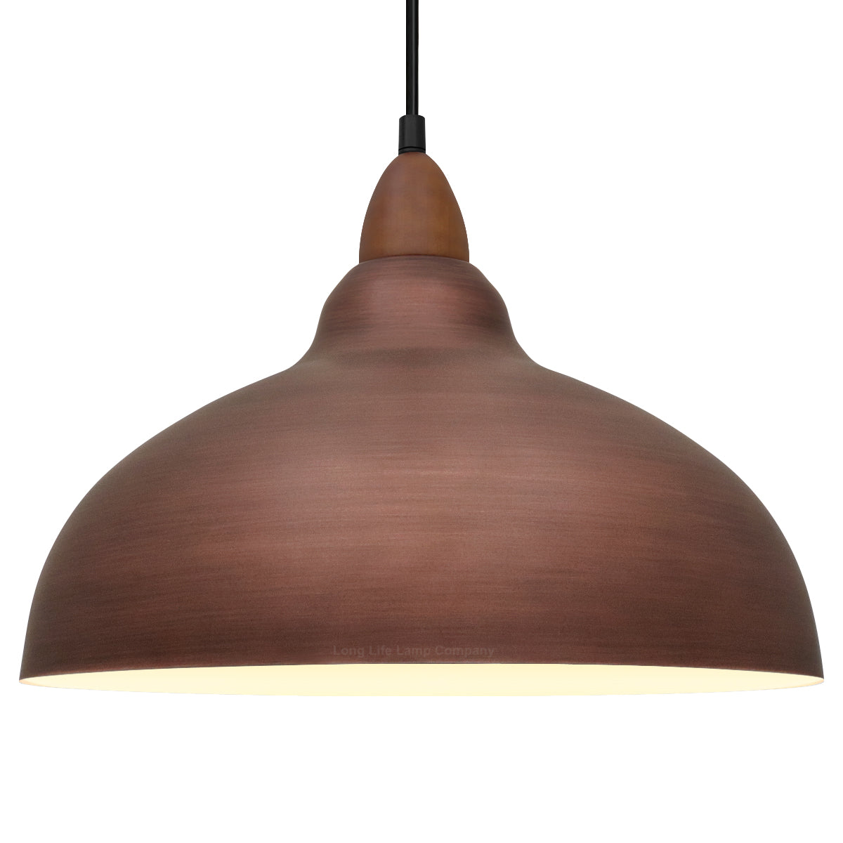 Industrial Ceiling Rustic Copper Pendant Light Barn Lamp Shade