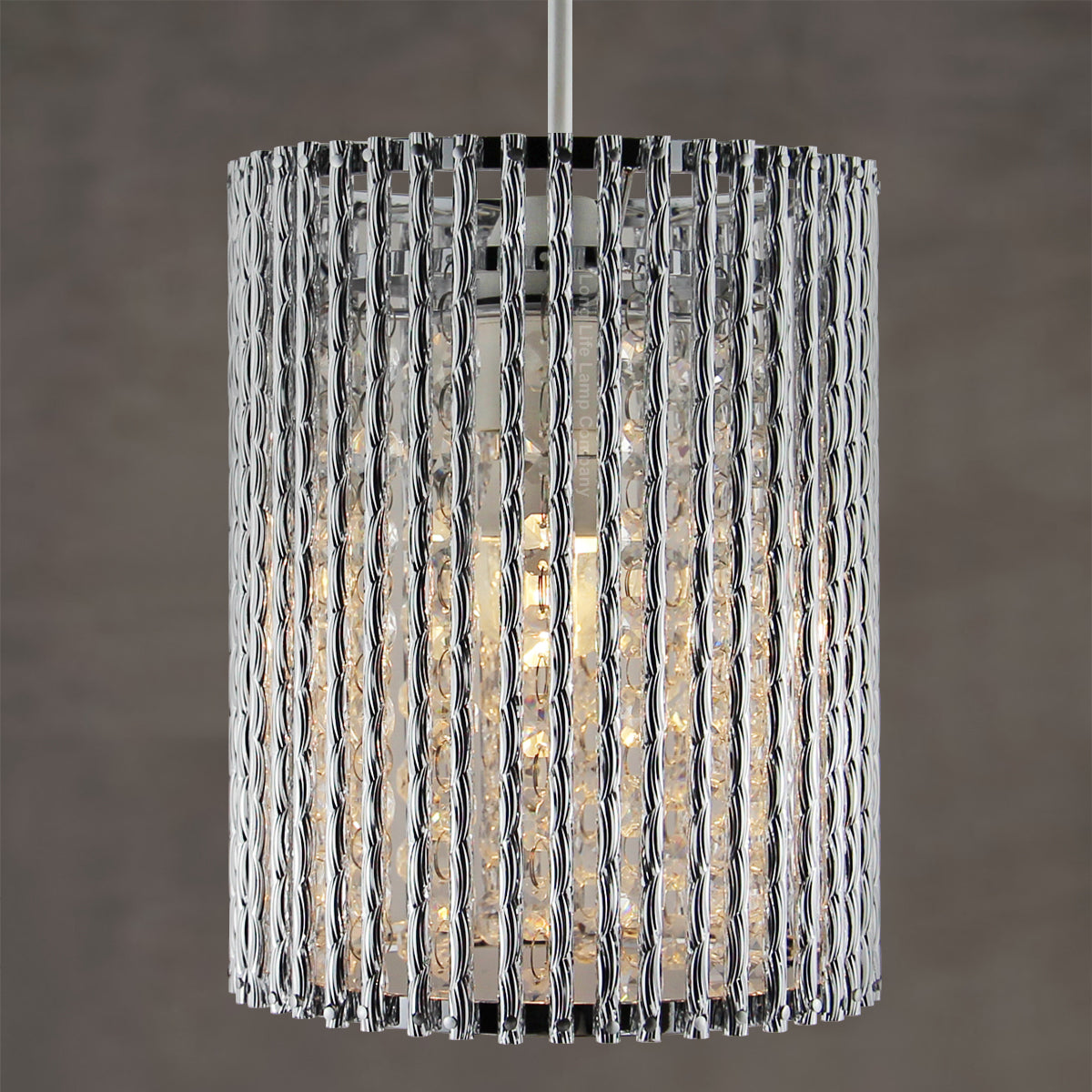 Ceiling Hanging Pendant Lamp Shade Crystal Droplet Chandelier - Free delivery on all orders