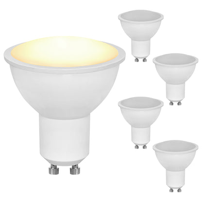 3W LED GU10 Light Bulb Warm White 3000K 5 Pack or 10 PACK