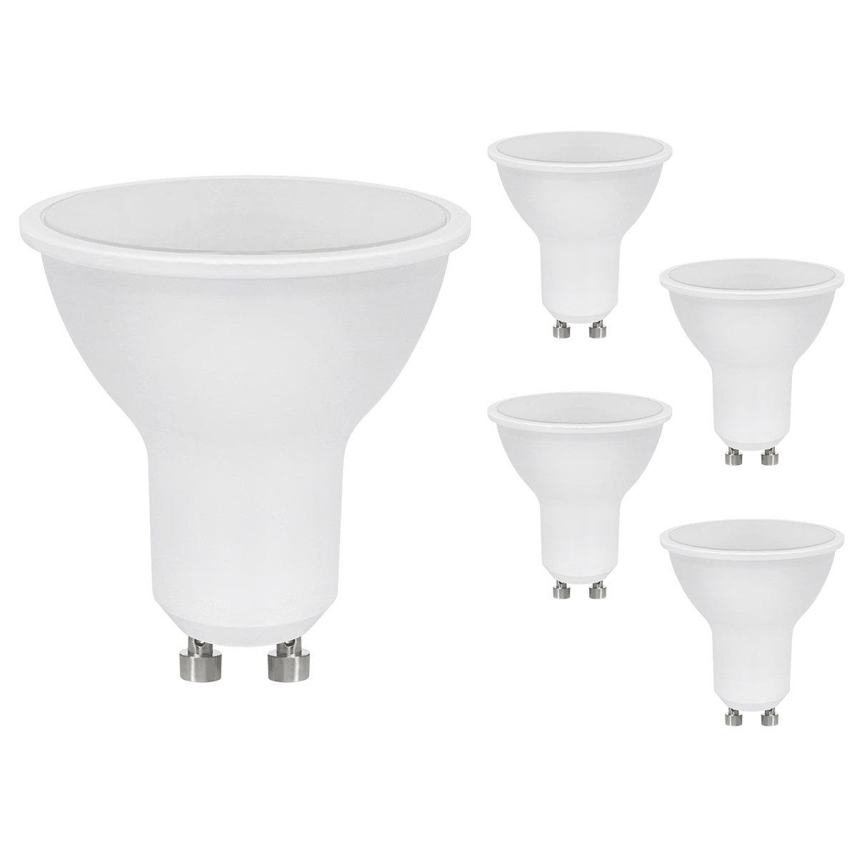 5 PACK 5w GU10 LED Replacement for Halogen Bulb Cool White 6500K