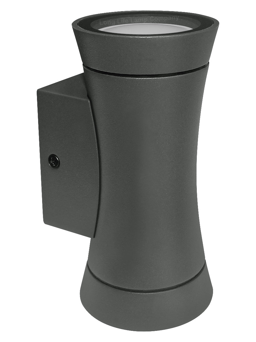 Black Outdoor Double Wall Light Cone Shape - Free delivery on all orders