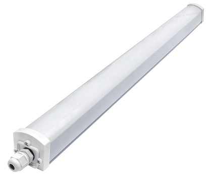18w 2ft Industrial LED Batten Tube Light IP Rated Warm White T8 Fluorescent Replacement