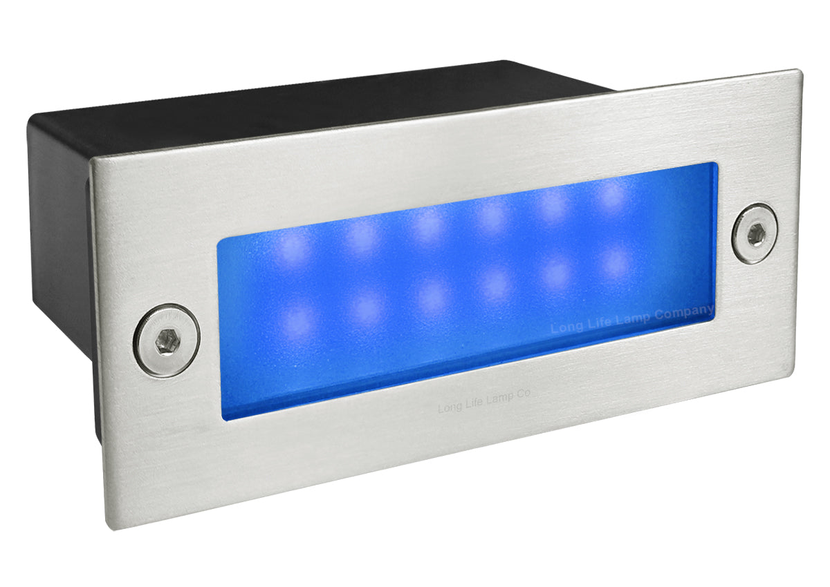 Mini 1.5w LED Blue Outdoor Recessed Brick Light IP44 ZLC094BL 