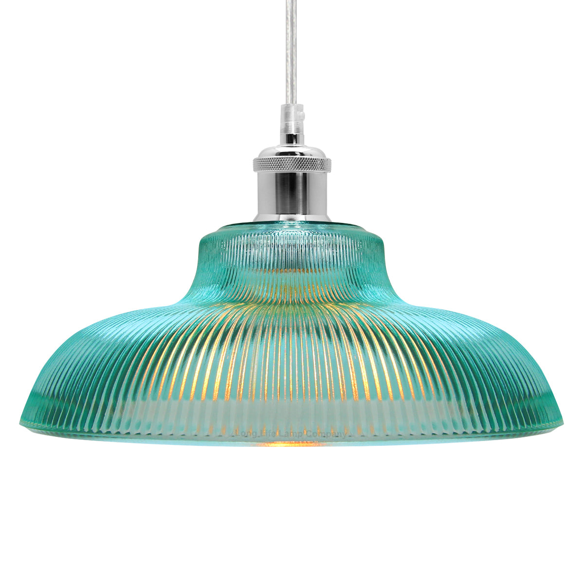 Retro Vintage Blue Glass Ceiling Pendant Light M0216