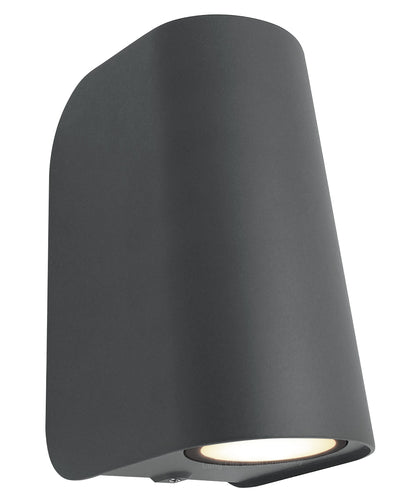 Double Outdoor Wall Light Black