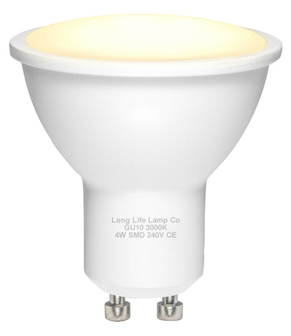 5 PACK 4w SMD LED GU10 Light Bulb High Brightness warm white