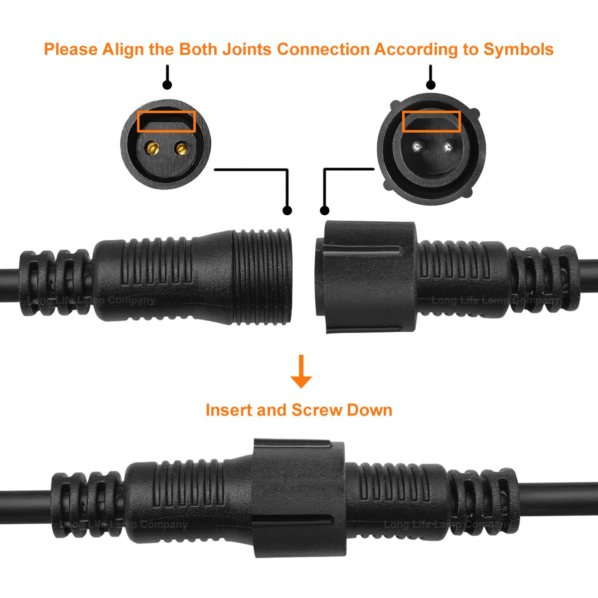 3M Extension Wire for Festoon Party Light Heavy Duty Outdoor Connecting Cable - Energy Light Bulbs - Free delivery on all orders