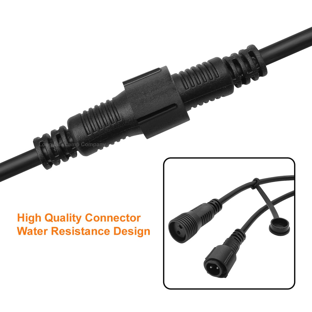 3M Extension Wire for Festoon Party Light Heavy Duty Outdoor Connecting Cable - Energy Light Bulbs - Free delivery on all orders