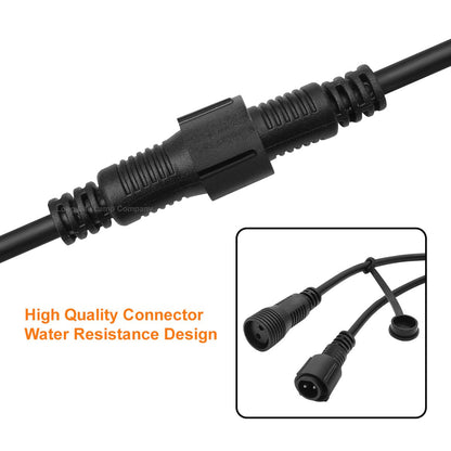 3M Extension Wire for Festoon Party Light Heavy Duty Outdoor Connecting Cable - Energy Light Bulbs - Free delivery on all orders