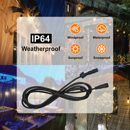 3M Extension Wire for Festoon Party Light Heavy Duty Outdoor Connecting Cable - Energy Light Bulbs - Free delivery on all orders