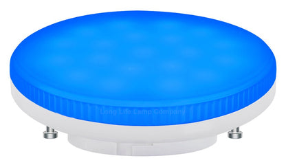 3w Blue GX53 LED Light Bulb Replacement For CFL Round - Energy Light Bulbs - Free delivery on all orders