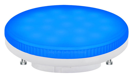3w Blue GX53 LED Light Bulb Replacement For CFL Round - Energy Light Bulbs - Free delivery on all orders