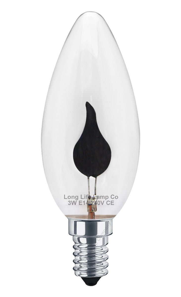 3w Flicker Flame Candle Light Bulb E14 - Energy Light Bulbs - Free delivery on all orders
