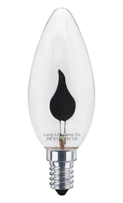 3w Flicker Flame Candle Light Bulb E14 - Energy Light Bulbs - Free delivery on all orders