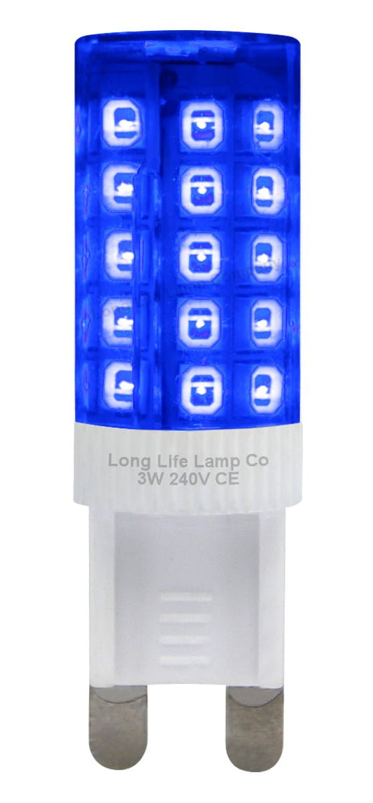 3w G9 LED Bulb Blue Replacement For Halogen Capsule - Energy Light Bulbs - Free delivery on all orders