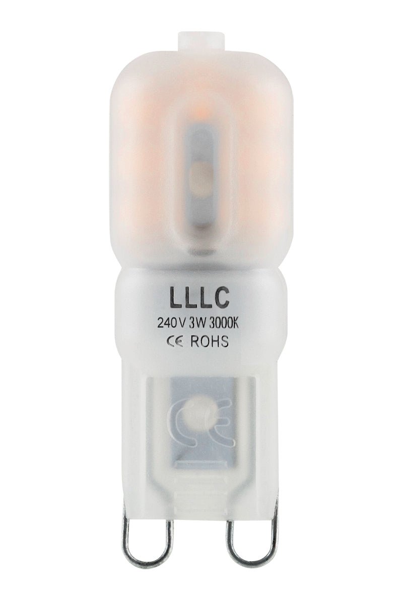 3w G9 LED Bulb Equivalent 30w Replaces Halogen Capsule 240v Frosted Cover Warm White - Energy Light Bulbs - Free delivery on all orders