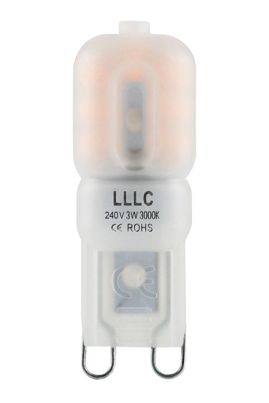 3w G9 LED Bulb Equivalent 30w Replaces Halogen Capsule 240v Frosted Cover Warm White - Energy Light Bulbs - Free delivery on all orders